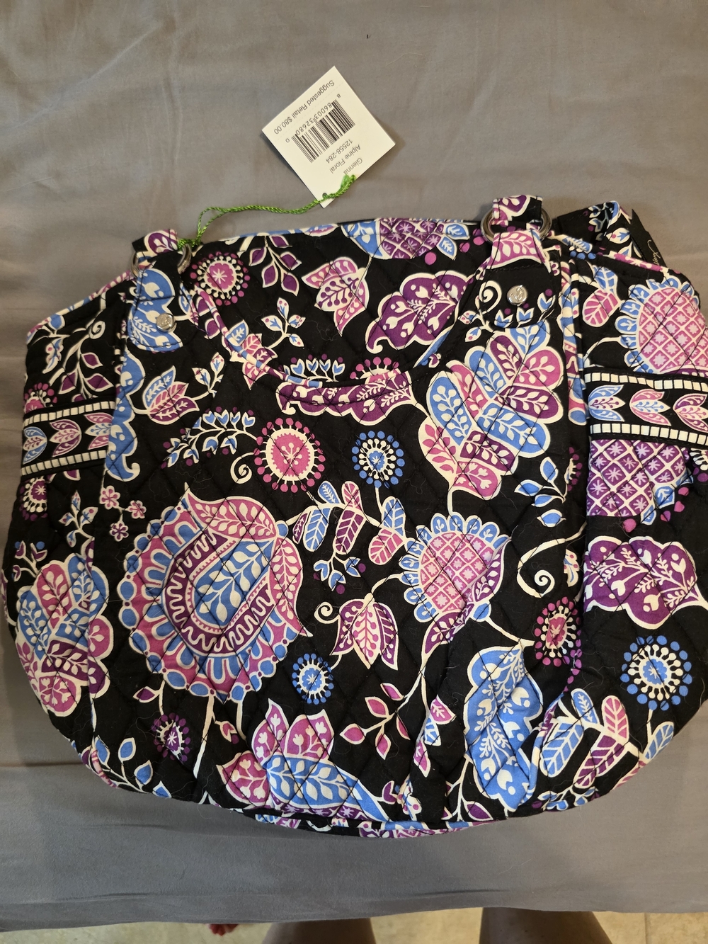 Vera Bradley Apine Florial Glenna Shoulder Bag